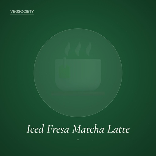 Iced Fresa Matcha Latte