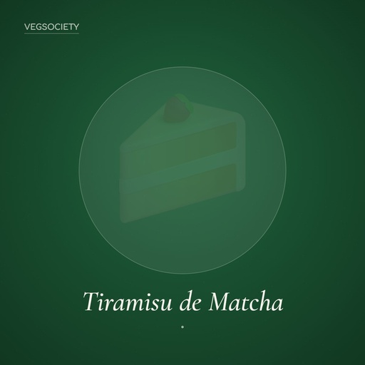 Tiramisu de Matcha